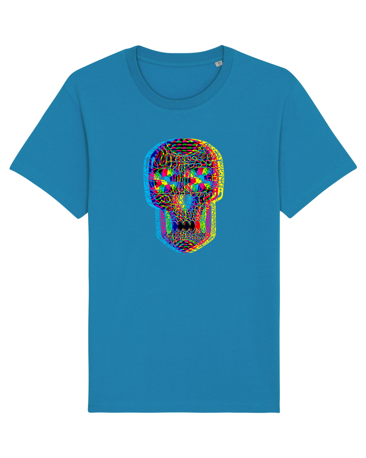 Tricou mânecă scurtă Unisex Rocker Azur