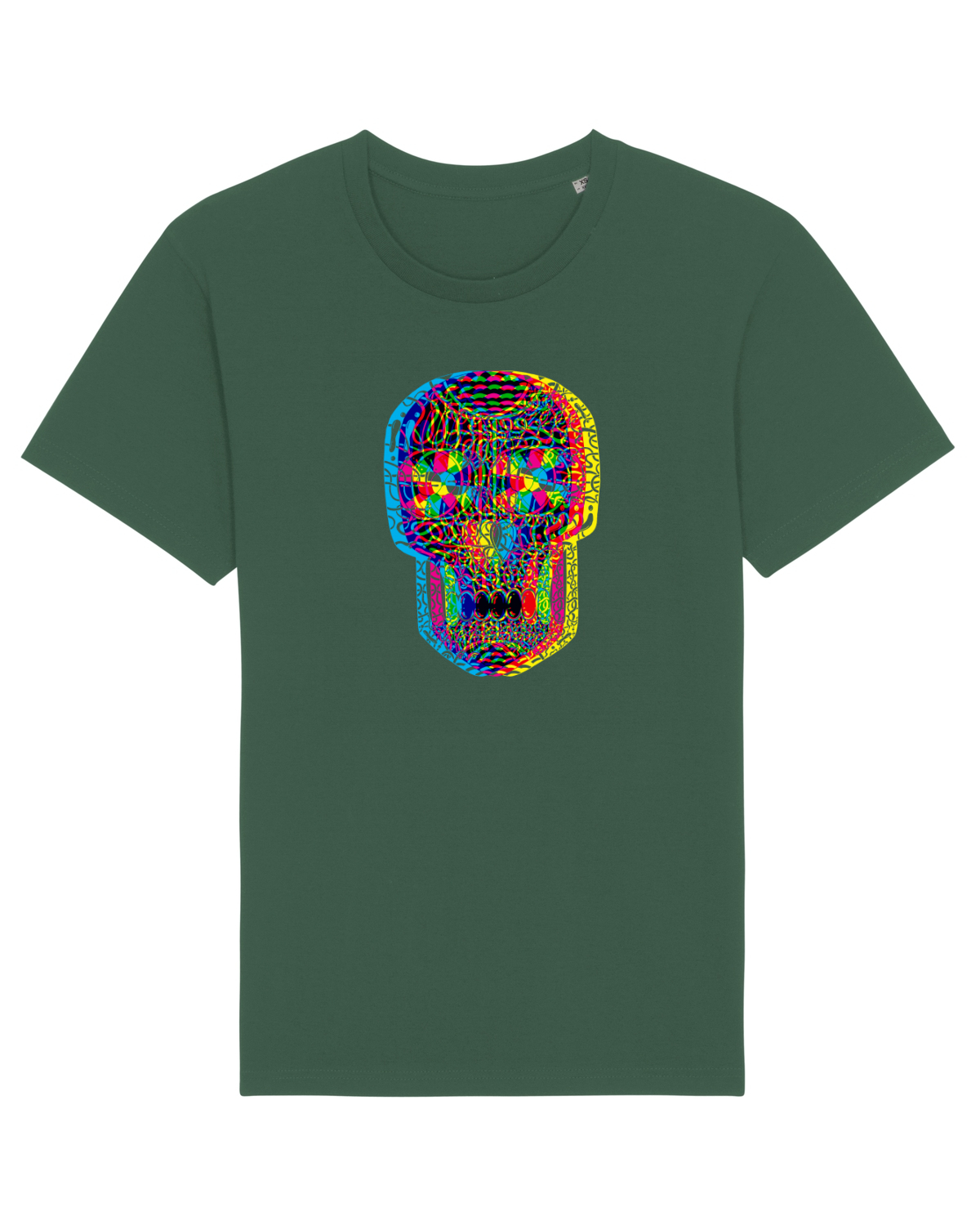 Tricou mânecă scurtă Unisex Rocker Bottle Green