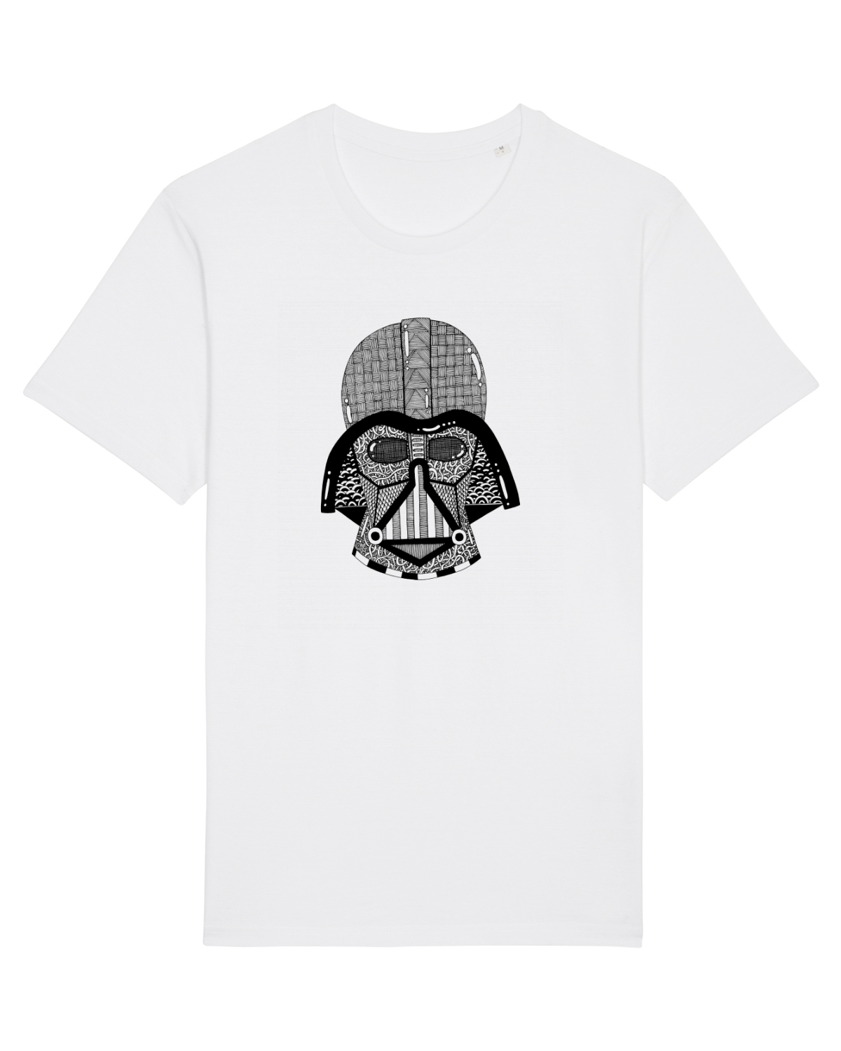 Tricou mânecă scurtă Unisex Rocker White