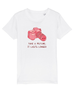 Take a picture, it lasts longer (pink) Tricou mânecă scurtă  Copii Mini Creator