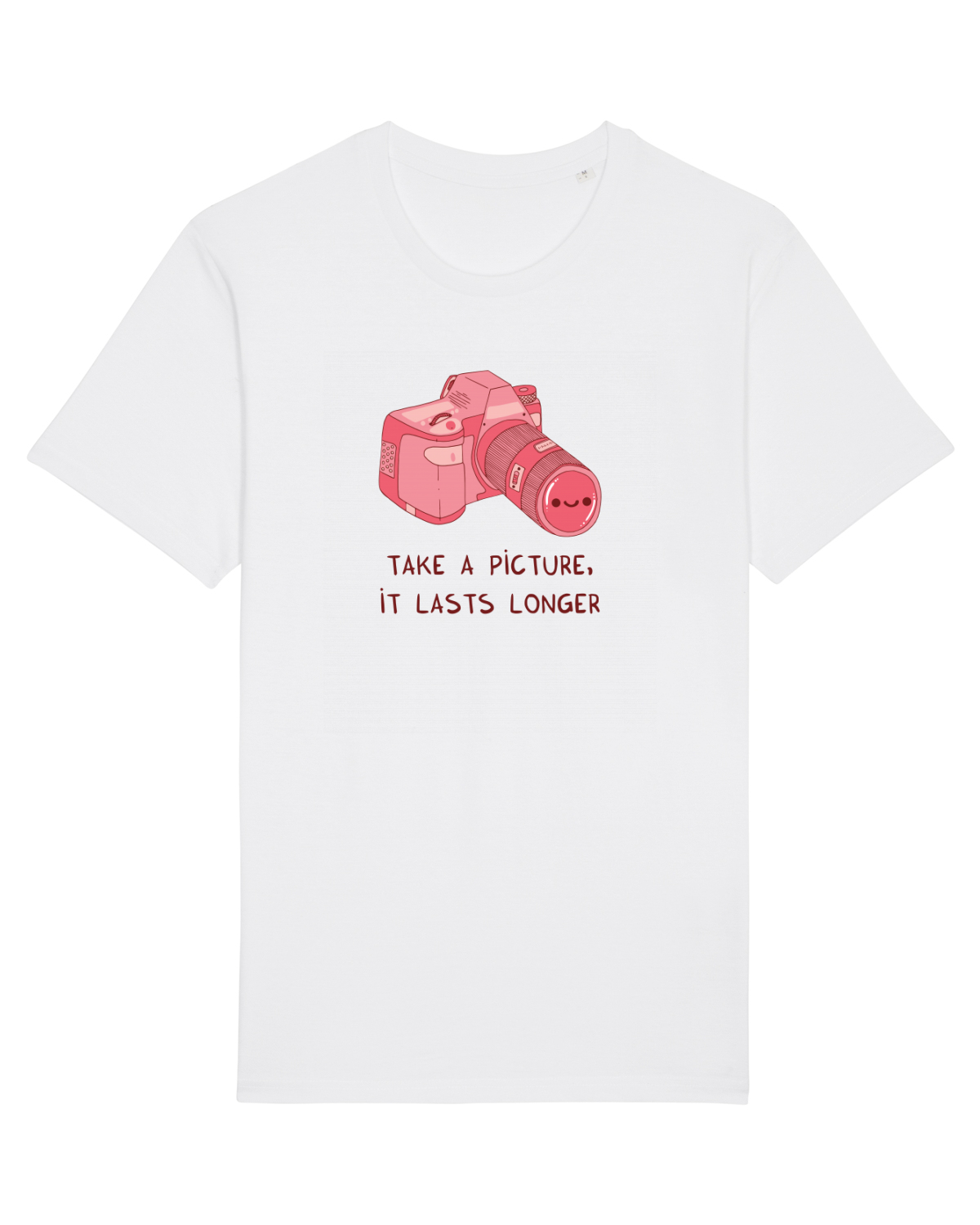 Tricou mânecă scurtă Unisex Rocker White