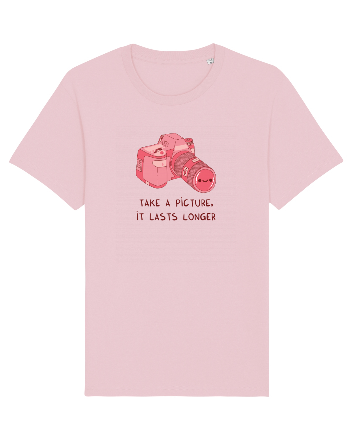 Tricou mânecă scurtă Unisex Rocker Cotton Pink