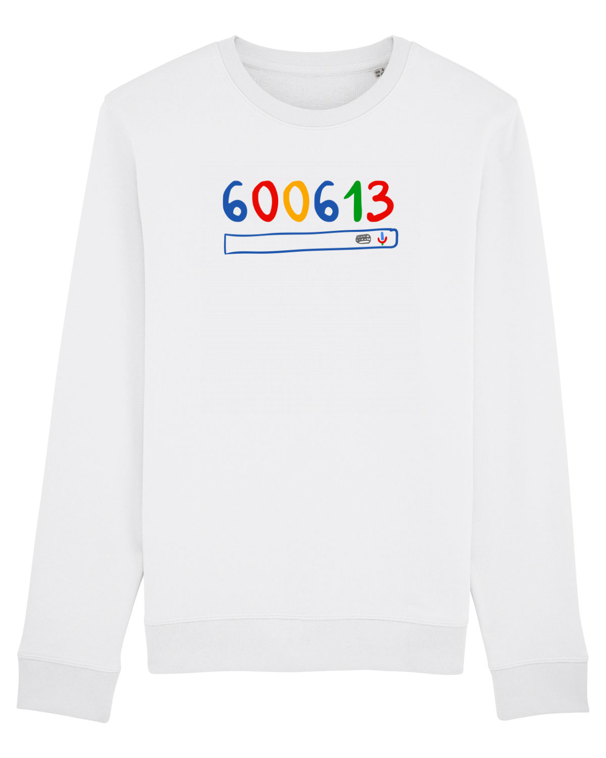 Bluză mânecă lungă Unisex Rise White