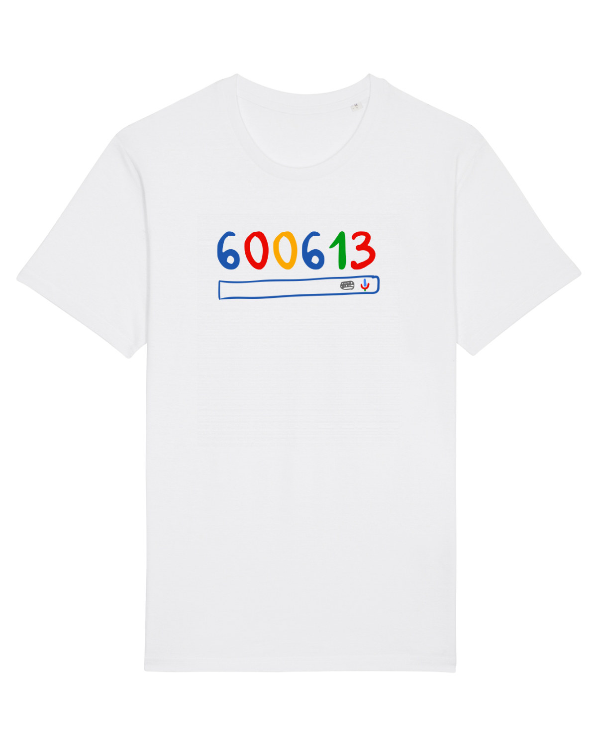 Tricou mânecă scurtă Unisex Rocker White