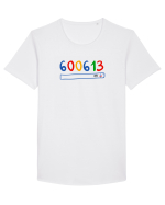 600613 Tricou mânecă scurtă guler larg Bărbat Skater