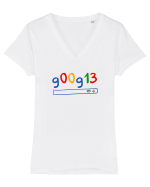 google Tricou mânecă scurtă guler V Damă Evoker