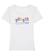 google Tricou mânecă scurtă guler larg fitted Damă Expresser