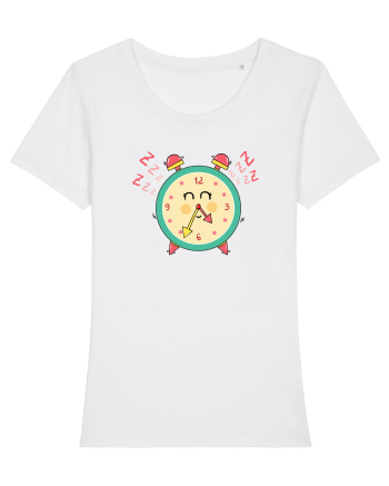 Sleepy clock White