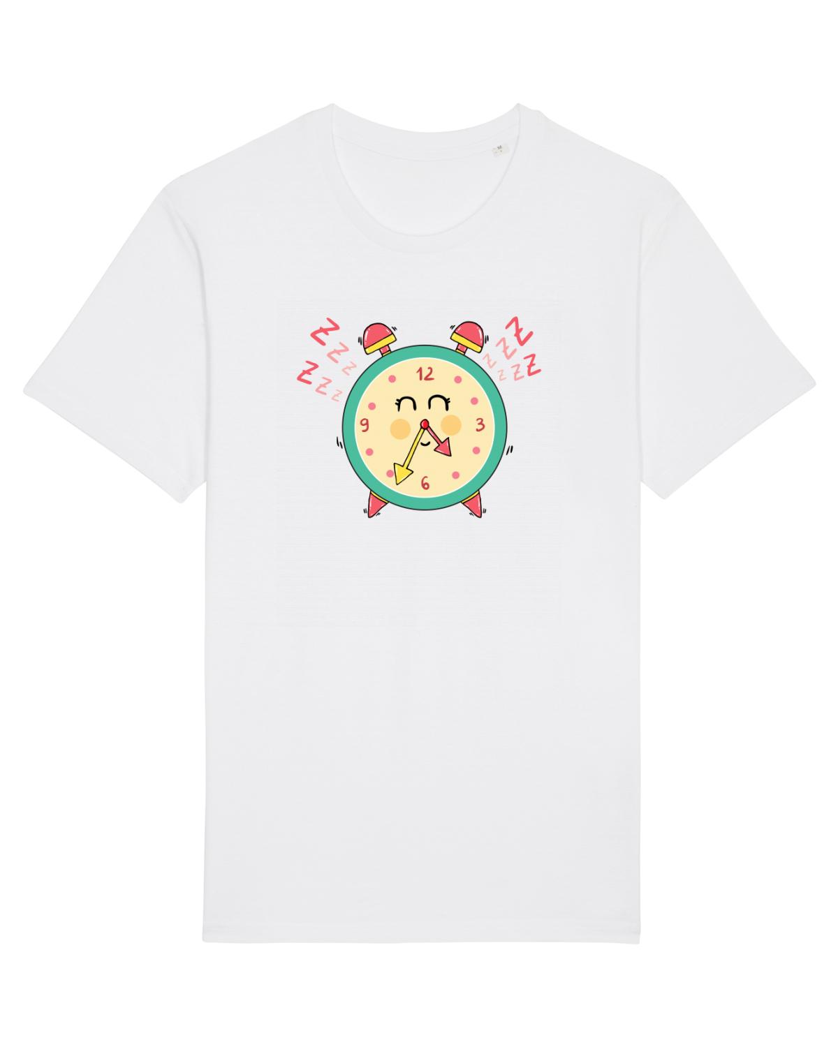 Tricou mânecă scurtă Unisex Rocker White