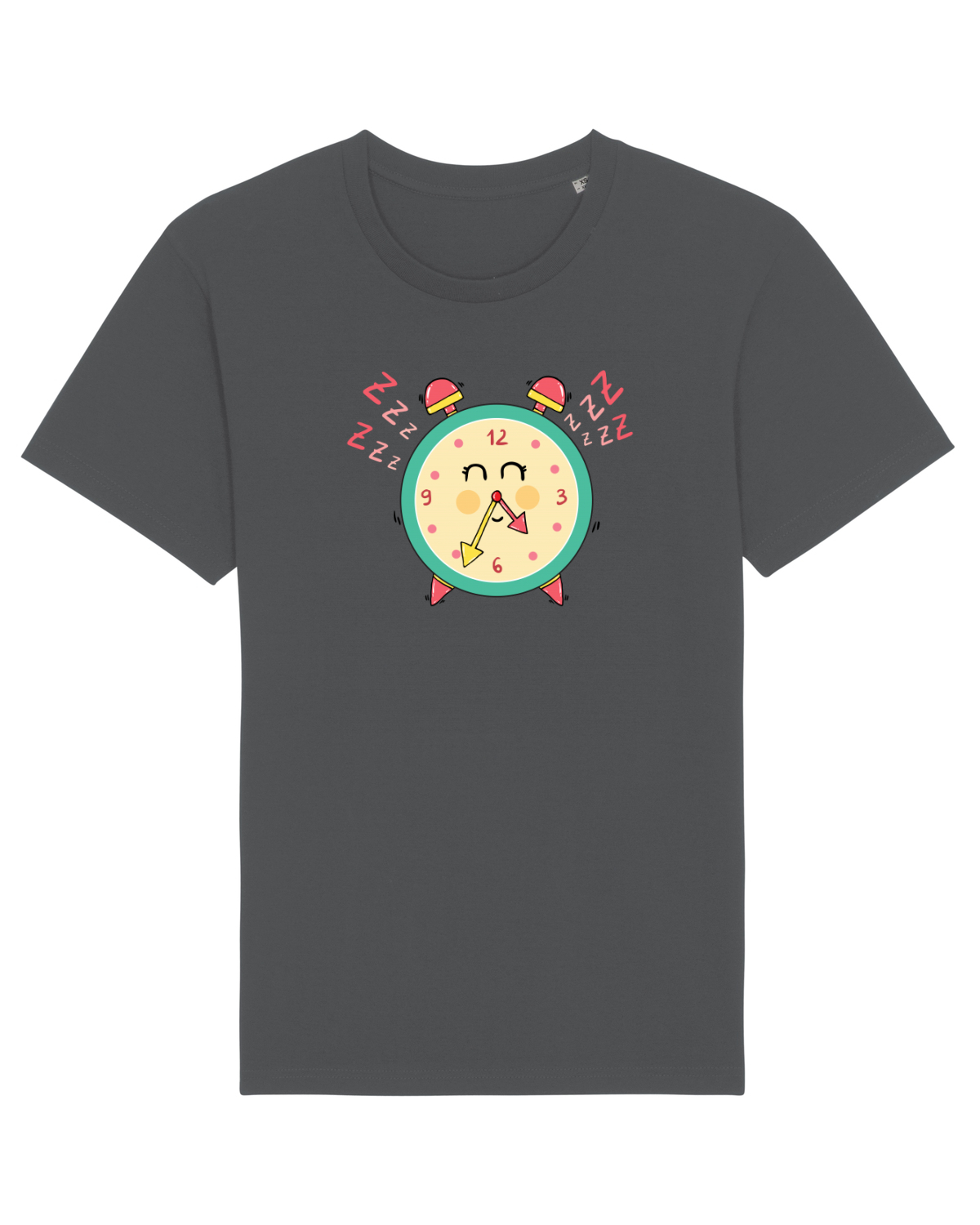 Tricou mânecă scurtă Unisex Rocker Anthracite