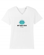 My Baby Blue (Blue Agave) Tricou mânecă scurtă guler V Bărbat Presenter