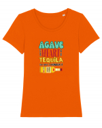 Agave Heart Tequila (variant) Tricou mânecă scurtă guler larg fitted Damă Expresser