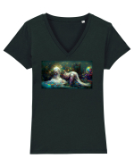 Aquarius #1 Tricou mânecă scurtă guler V Damă Evoker