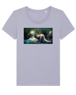 Aquarius #1 Tricou mânecă scurtă guler larg fitted Damă Expresser