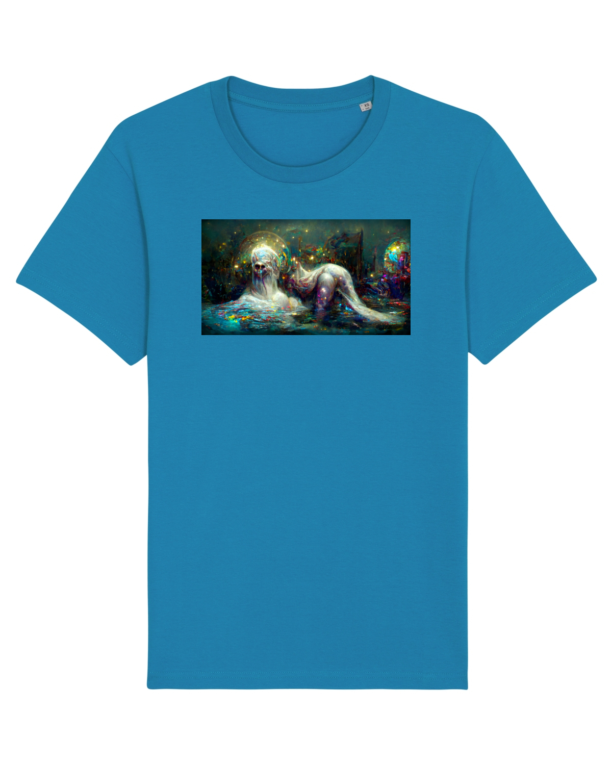Tricou mânecă scurtă Unisex Rocker Azur