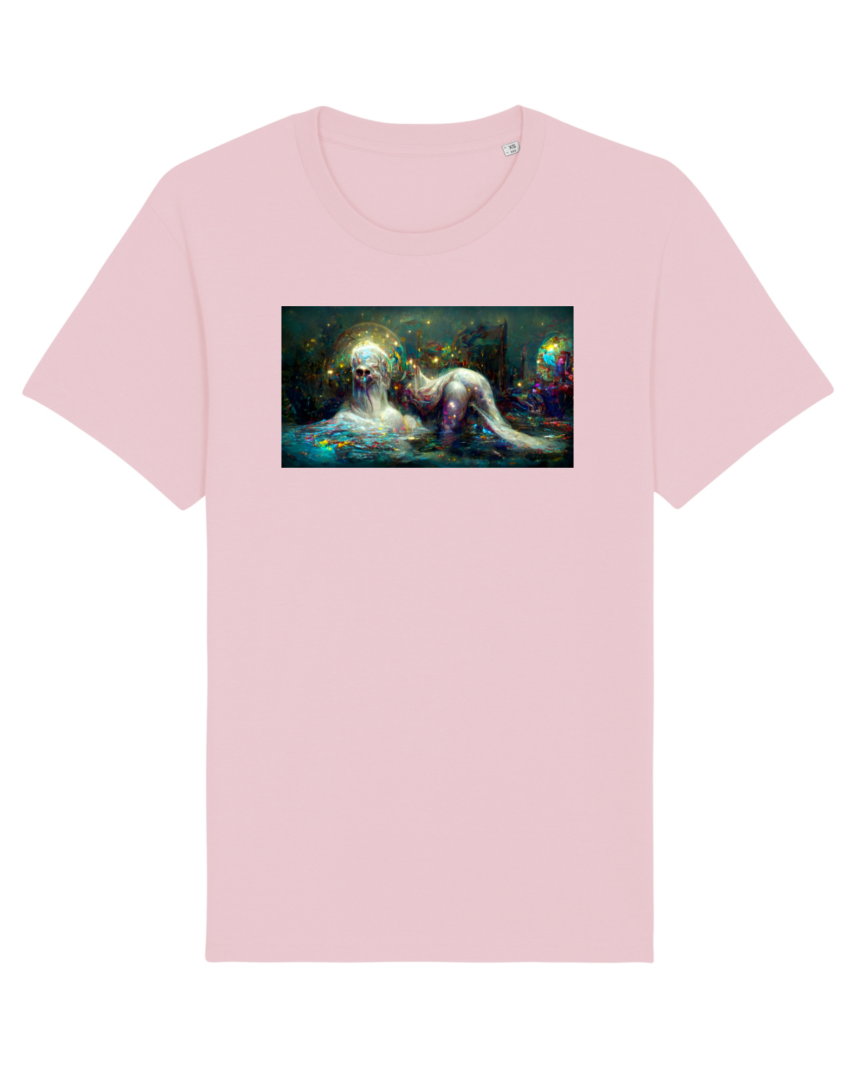 Tricou mânecă scurtă Unisex Rocker Cotton Pink