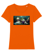 Pisces #1 Tricou mânecă scurtă guler larg fitted Damă Expresser