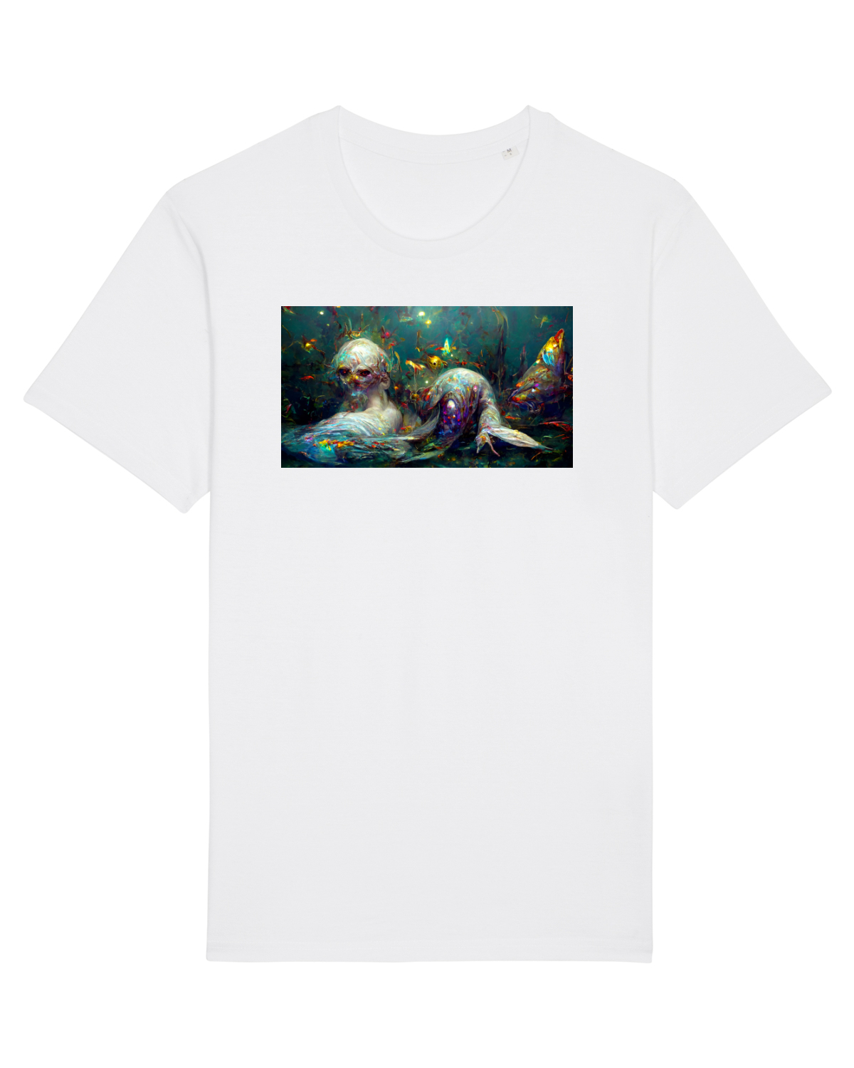 Tricou mânecă scurtă Unisex Rocker White