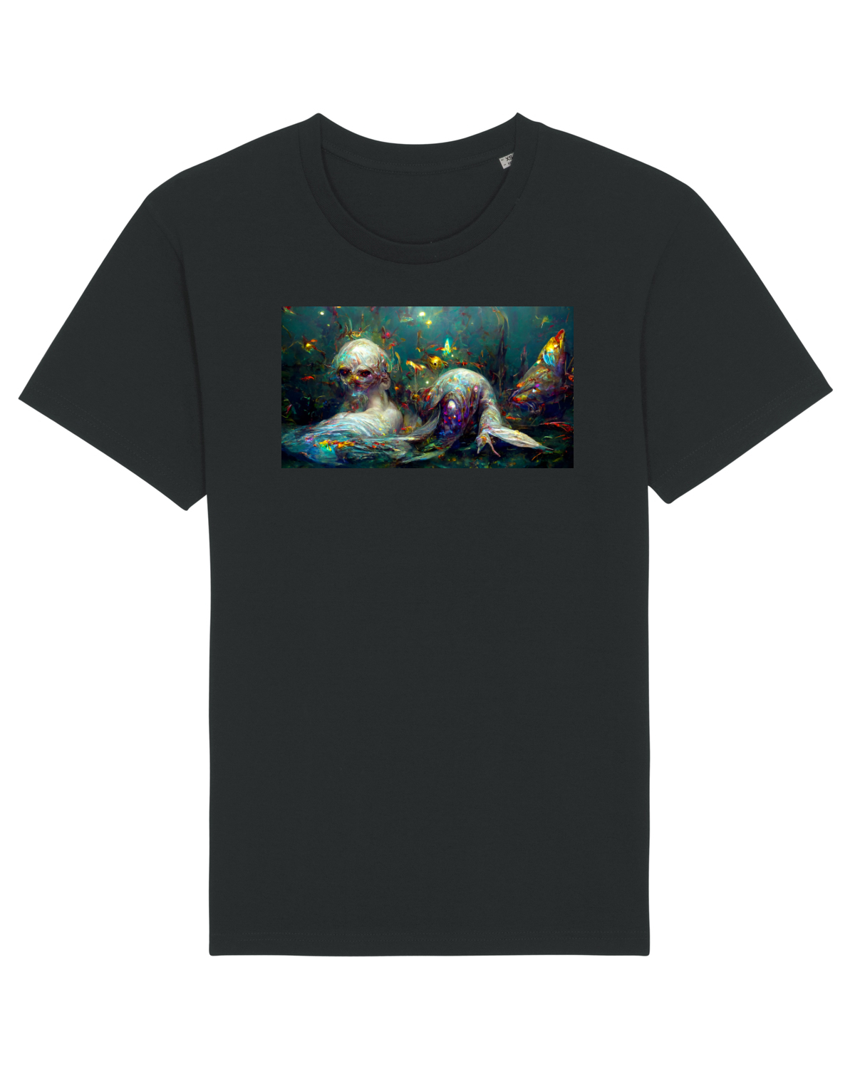 Tricou mânecă scurtă Unisex Rocker Black
