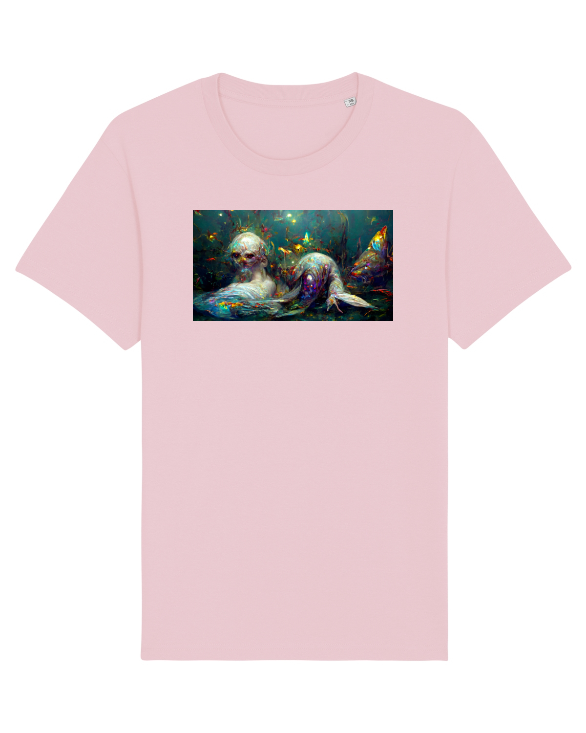 Tricou mânecă scurtă Unisex Rocker Cotton Pink