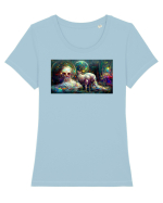Aries #1 Tricou mânecă scurtă guler larg fitted Damă Expresser
