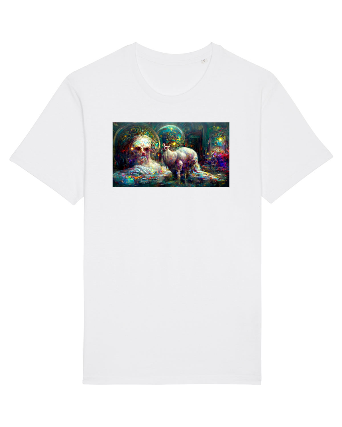 Tricou mânecă scurtă Unisex Rocker White