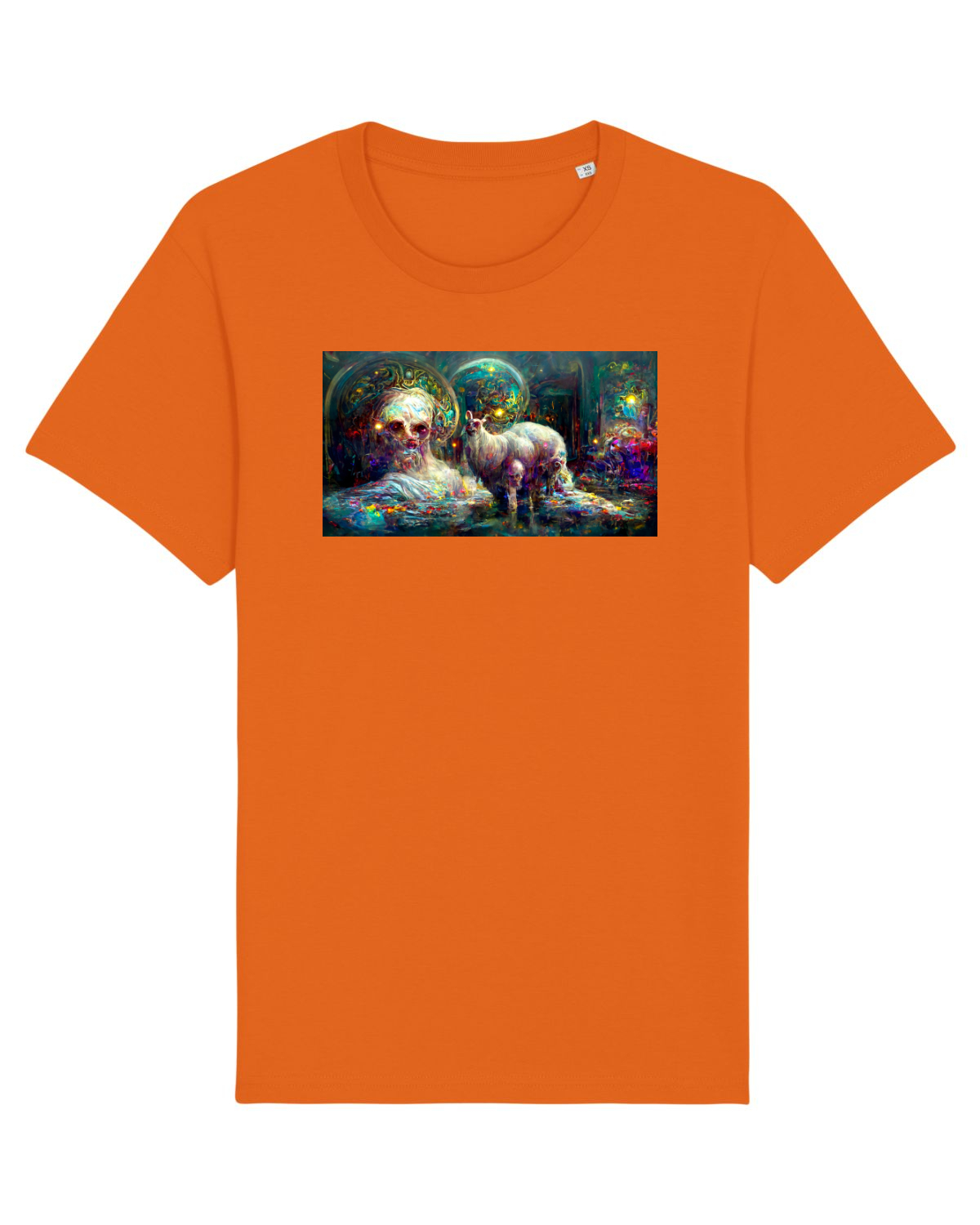 Tricou mânecă scurtă Unisex Rocker Bright Orange