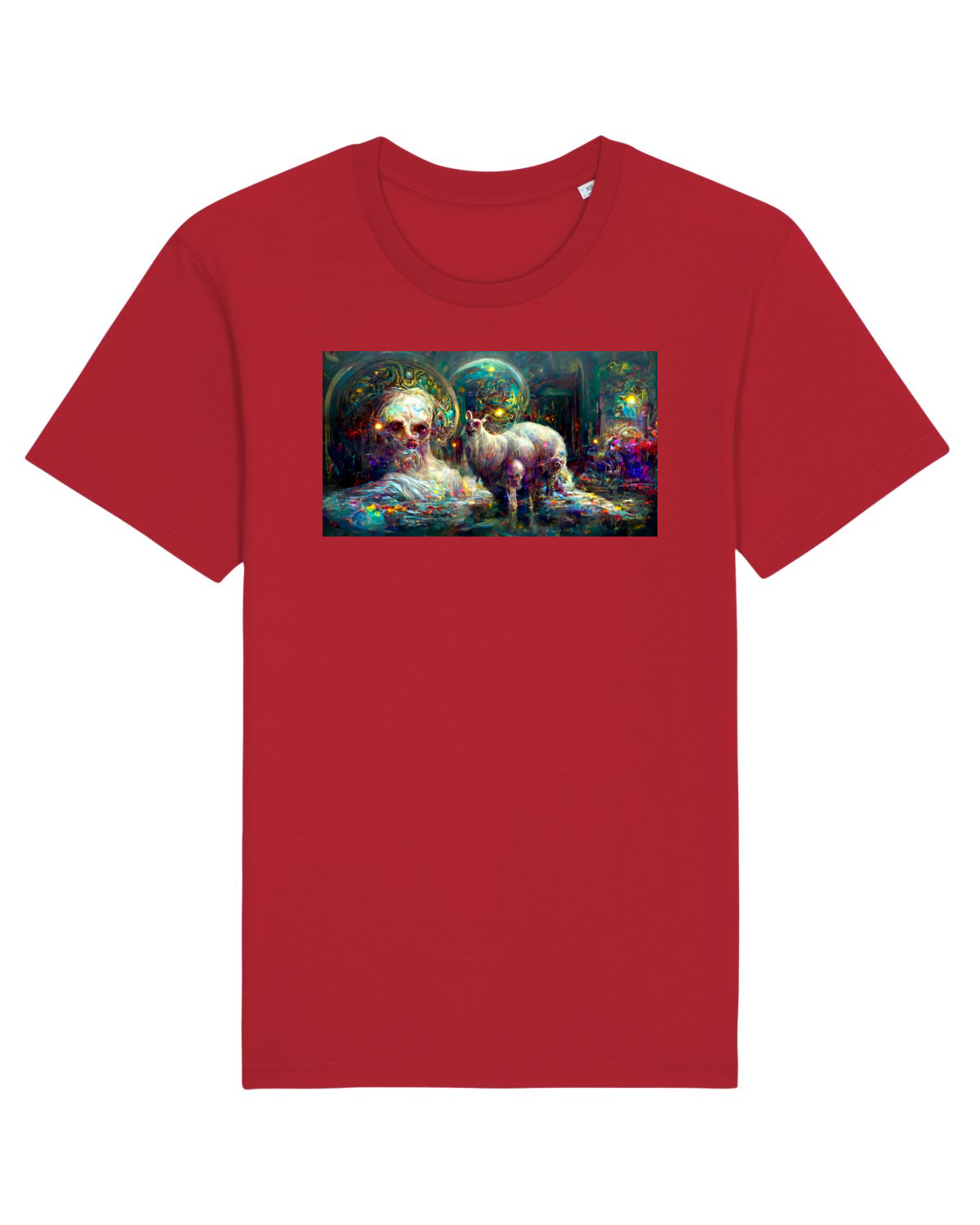 Tricou mânecă scurtă Unisex Rocker Red