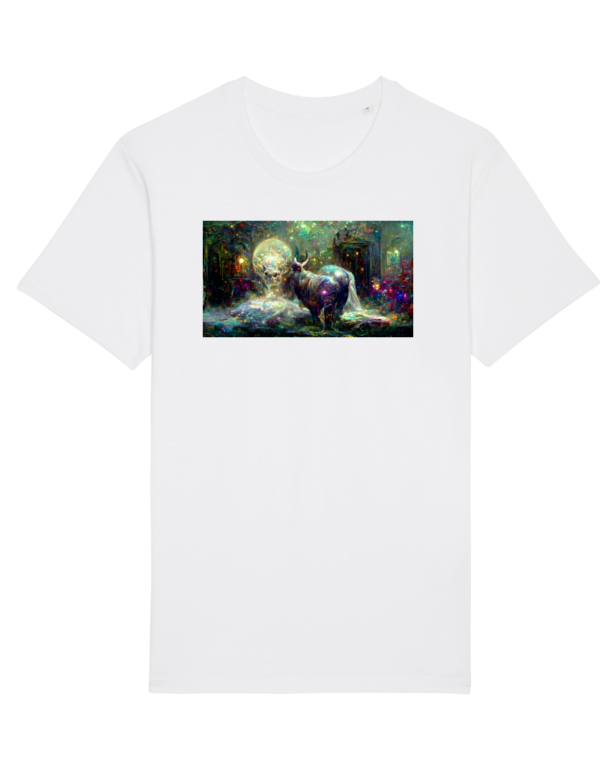 Tricou mânecă scurtă Unisex Rocker White