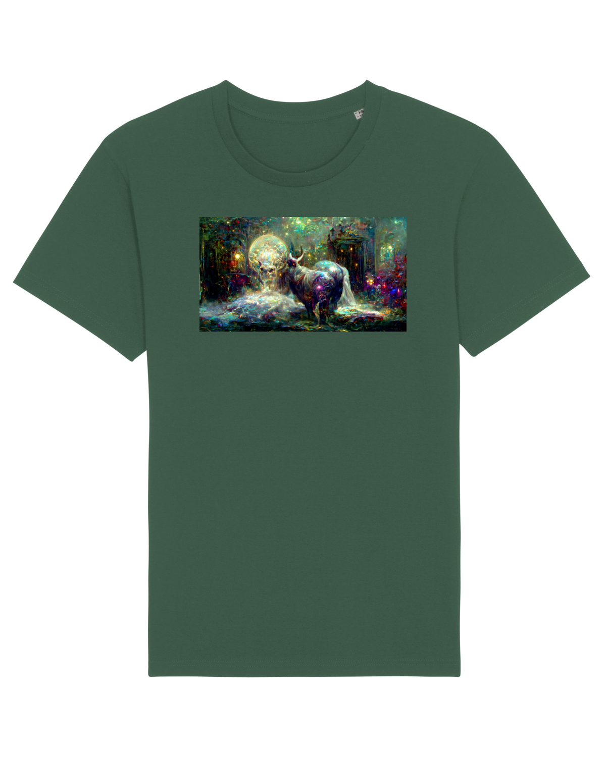 Tricou mânecă scurtă Unisex Rocker Bottle Green