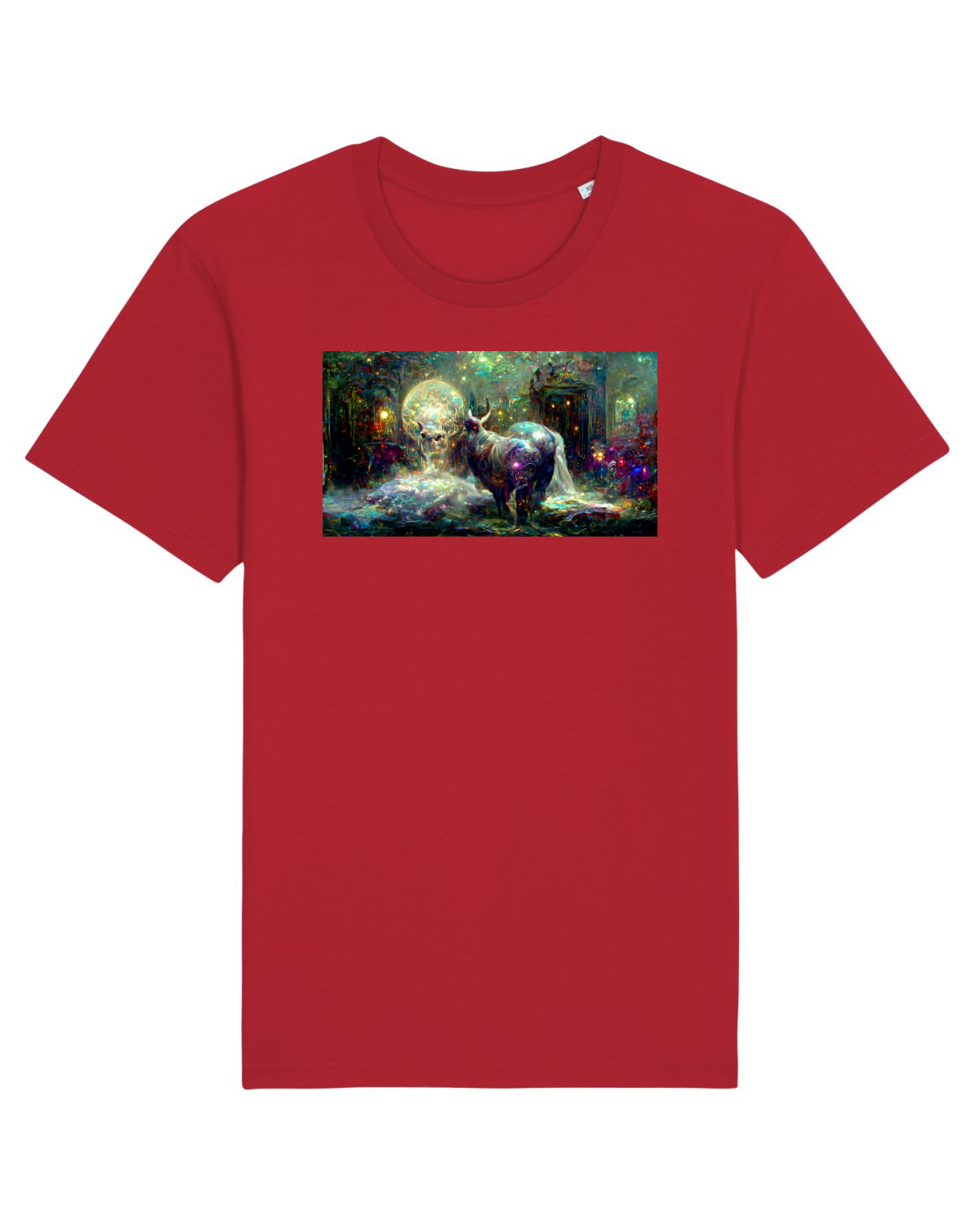 Tricou mânecă scurtă Unisex Rocker Red