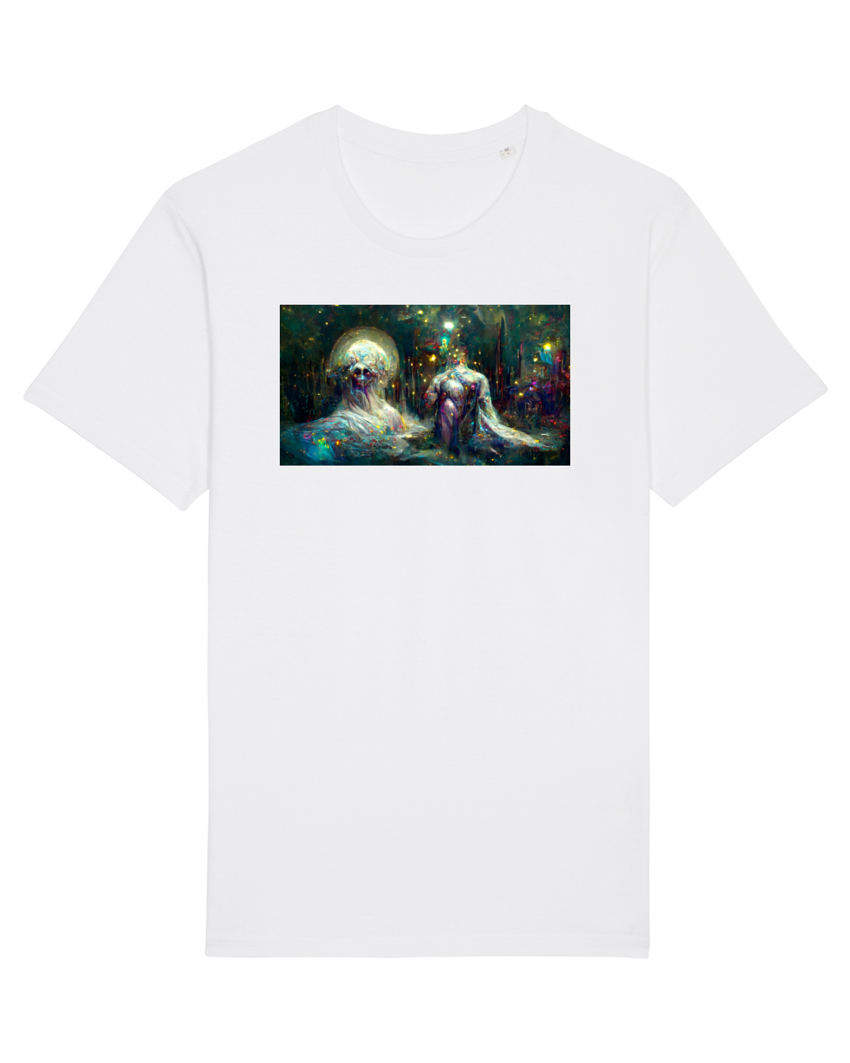 Tricou mânecă scurtă Unisex Rocker White