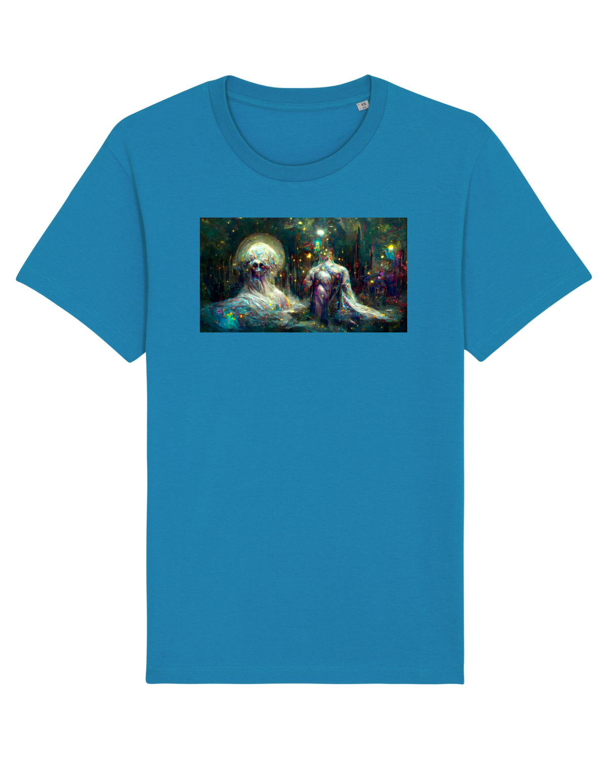 Tricou mânecă scurtă Unisex Rocker Azur