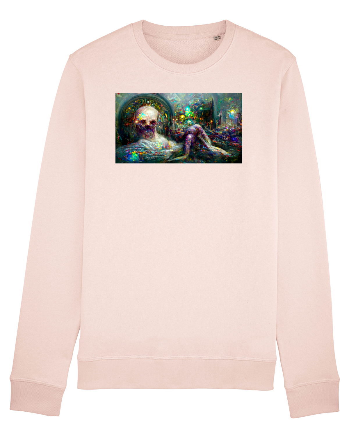 Bluză mânecă lungă Unisex Rise Candy Pink