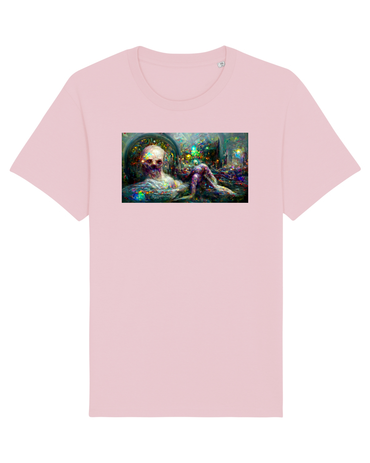 Tricou mânecă scurtă Unisex Rocker Cotton Pink