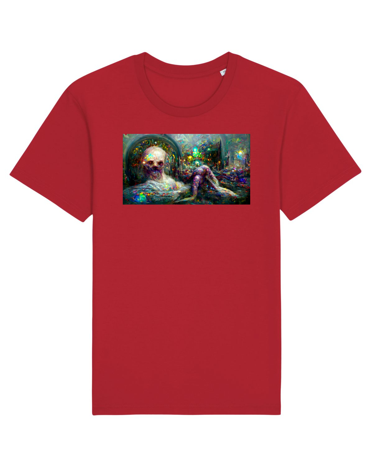 Tricou mânecă scurtă Unisex Rocker Red