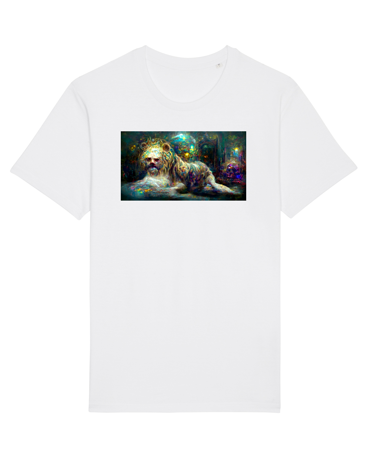 Tricou mânecă scurtă Unisex Rocker White