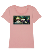 Virgo #1 Tricou mânecă scurtă guler larg fitted Damă Expresser