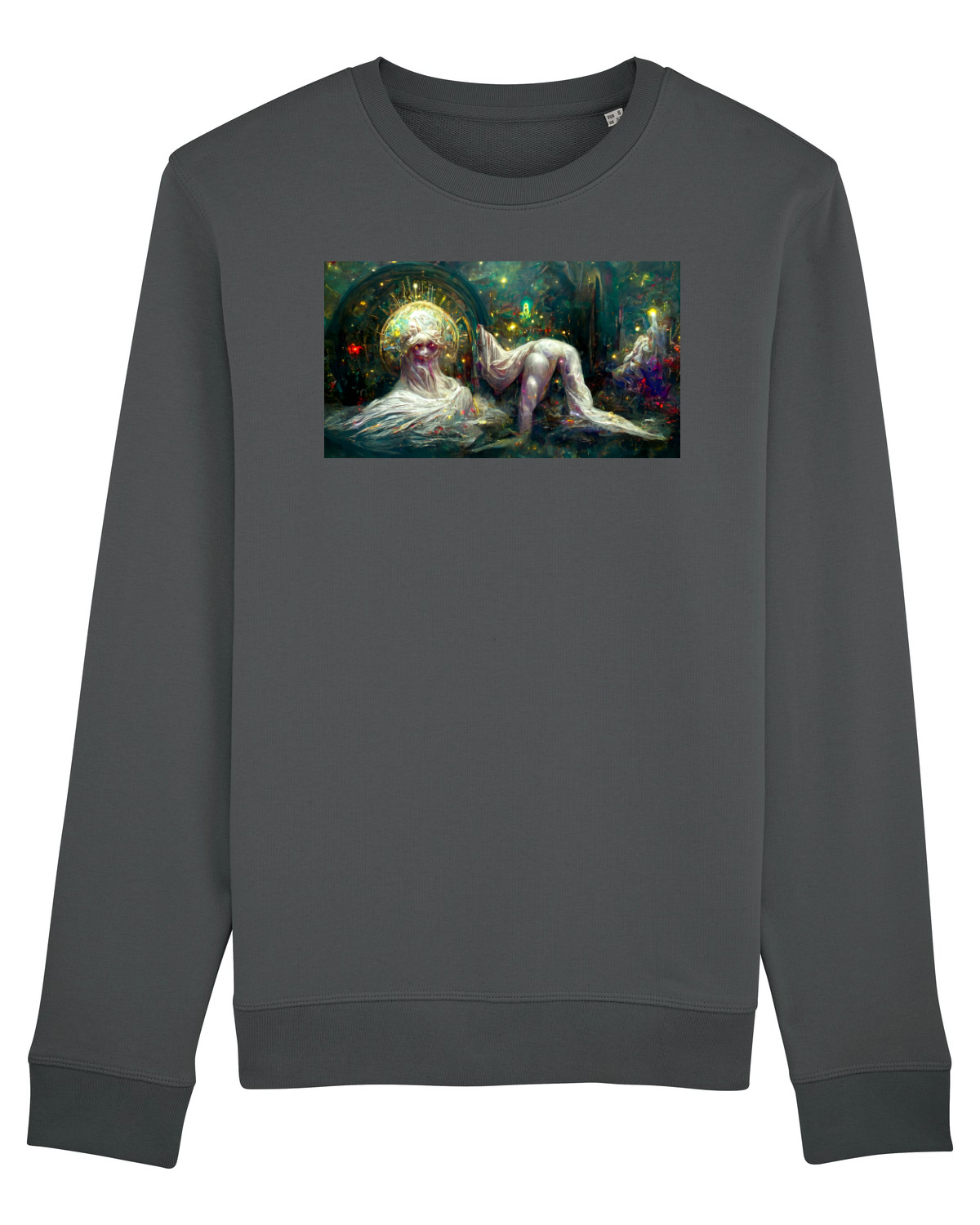 Bluză mânecă lungă Unisex Rise Anthracite