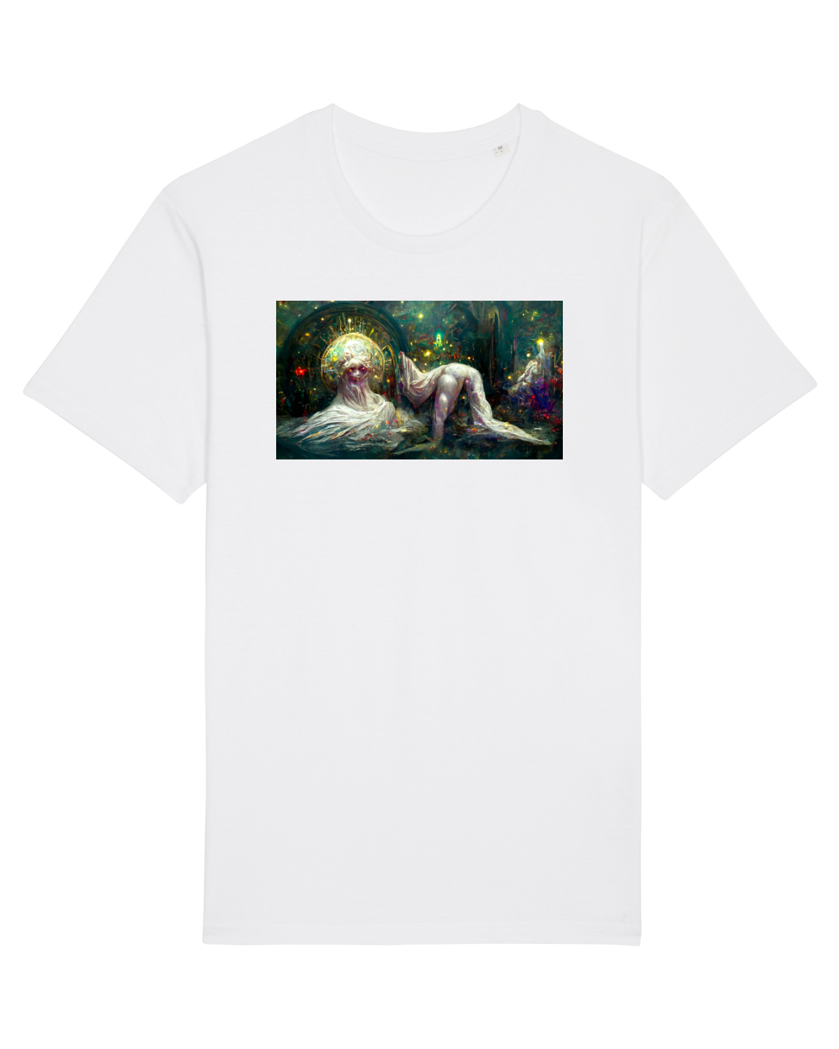 Tricou mânecă scurtă Unisex Rocker White