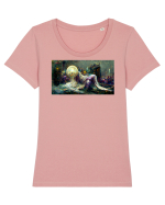 Libra #1 Tricou mânecă scurtă guler larg fitted Damă Expresser