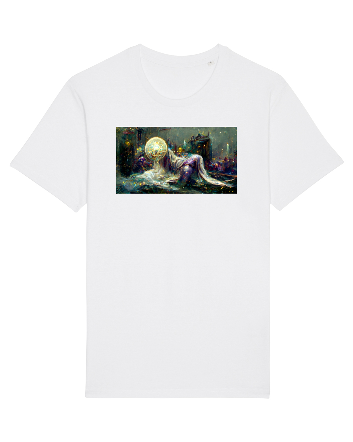 Tricou mânecă scurtă Unisex Rocker White
