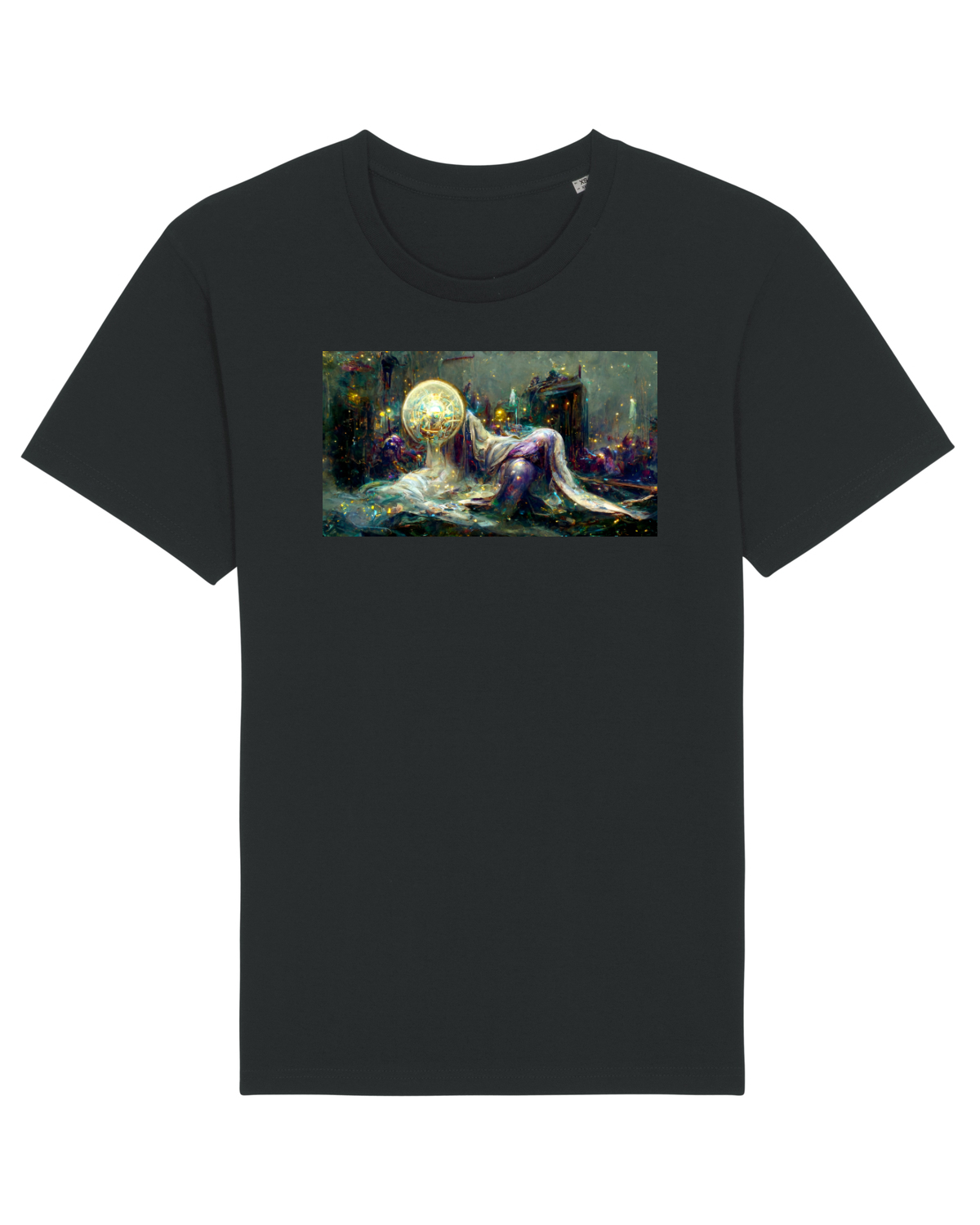 Tricou mânecă scurtă Unisex Rocker Black