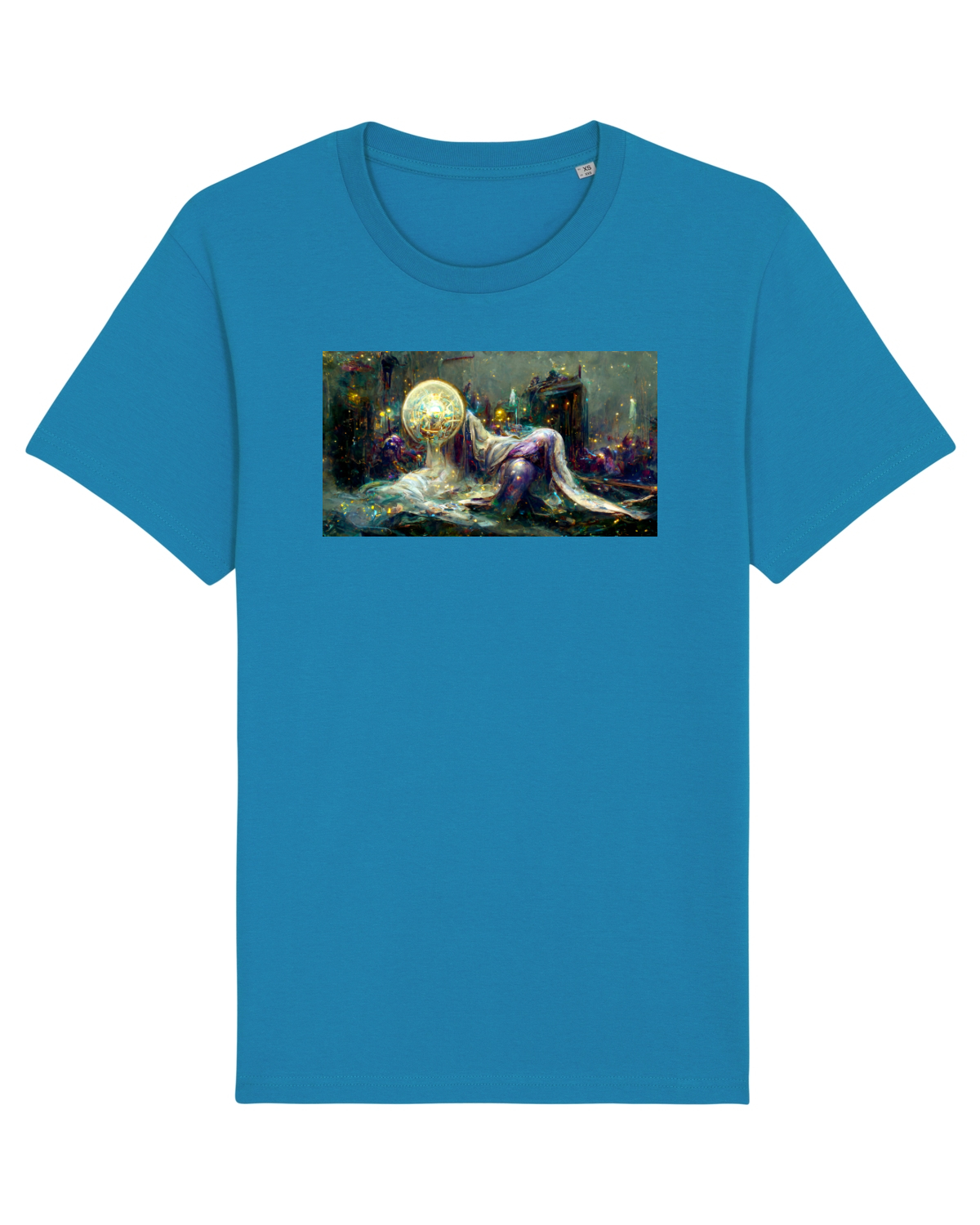 Tricou mânecă scurtă Unisex Rocker Azur