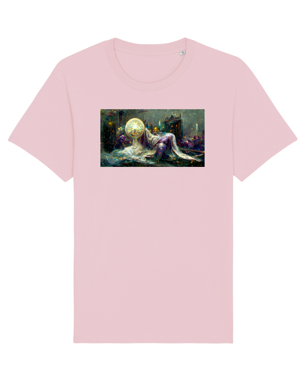 Tricou mânecă scurtă Unisex Rocker Cotton Pink