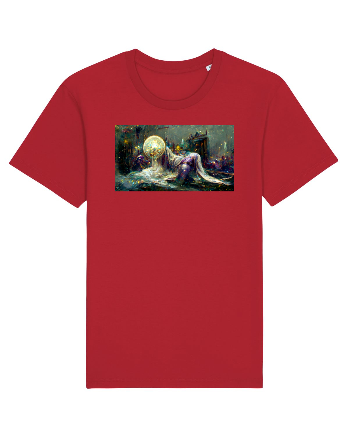 Tricou mânecă scurtă Unisex Rocker Red
