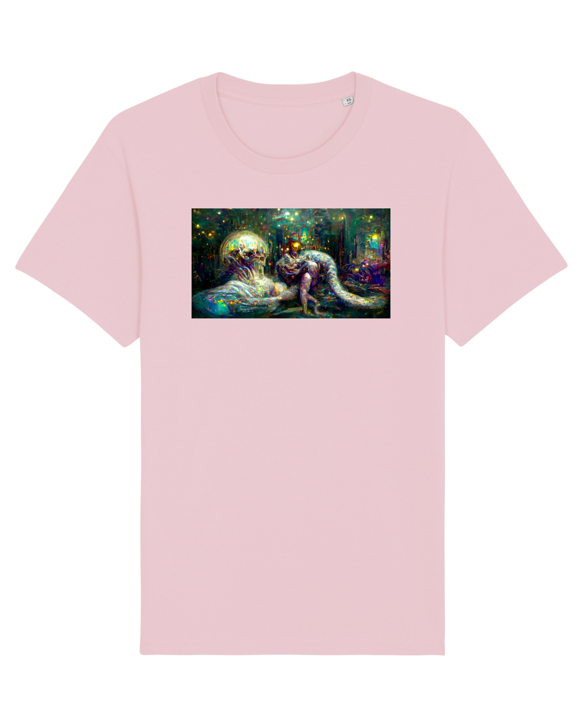 Tricou mânecă scurtă Unisex Rocker Cotton Pink