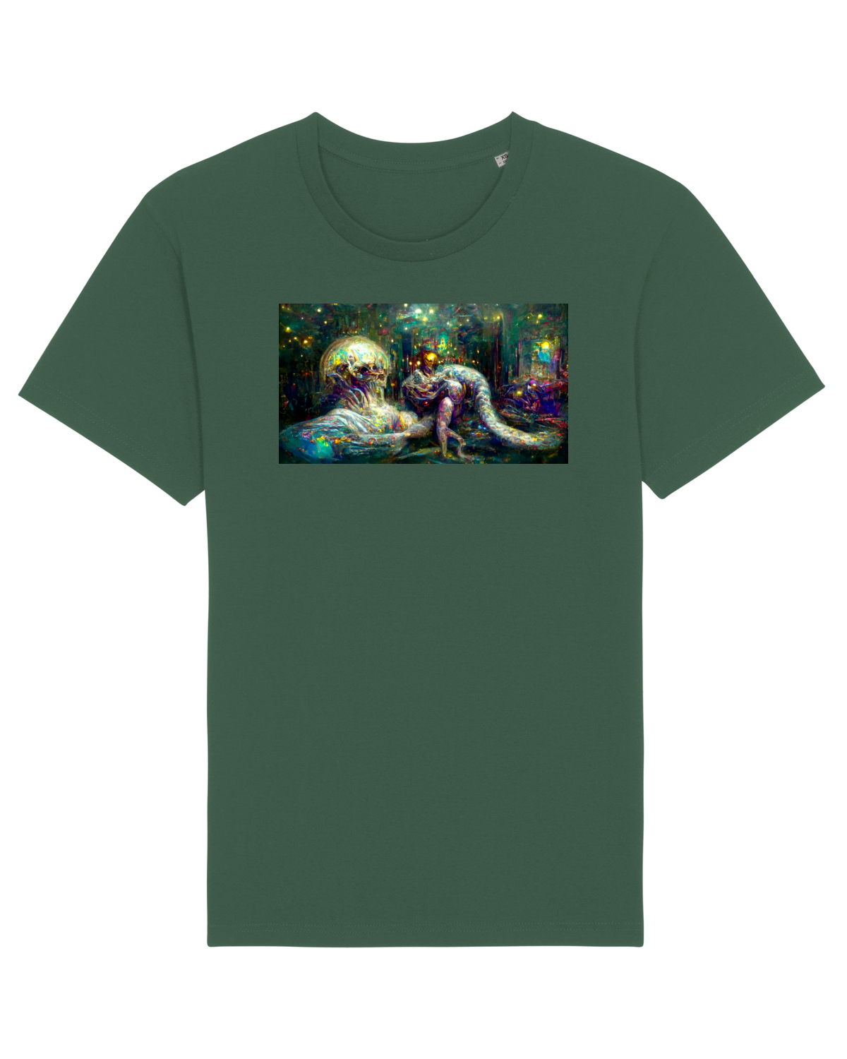 Tricou mânecă scurtă Unisex Rocker Bottle Green