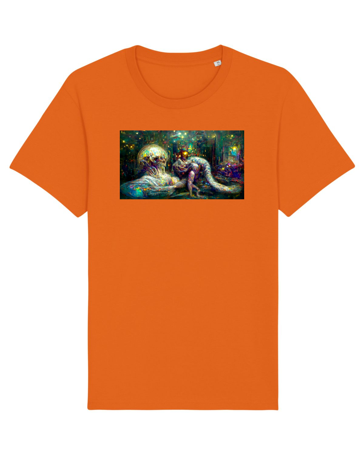 Tricou mânecă scurtă Unisex Rocker Bright Orange