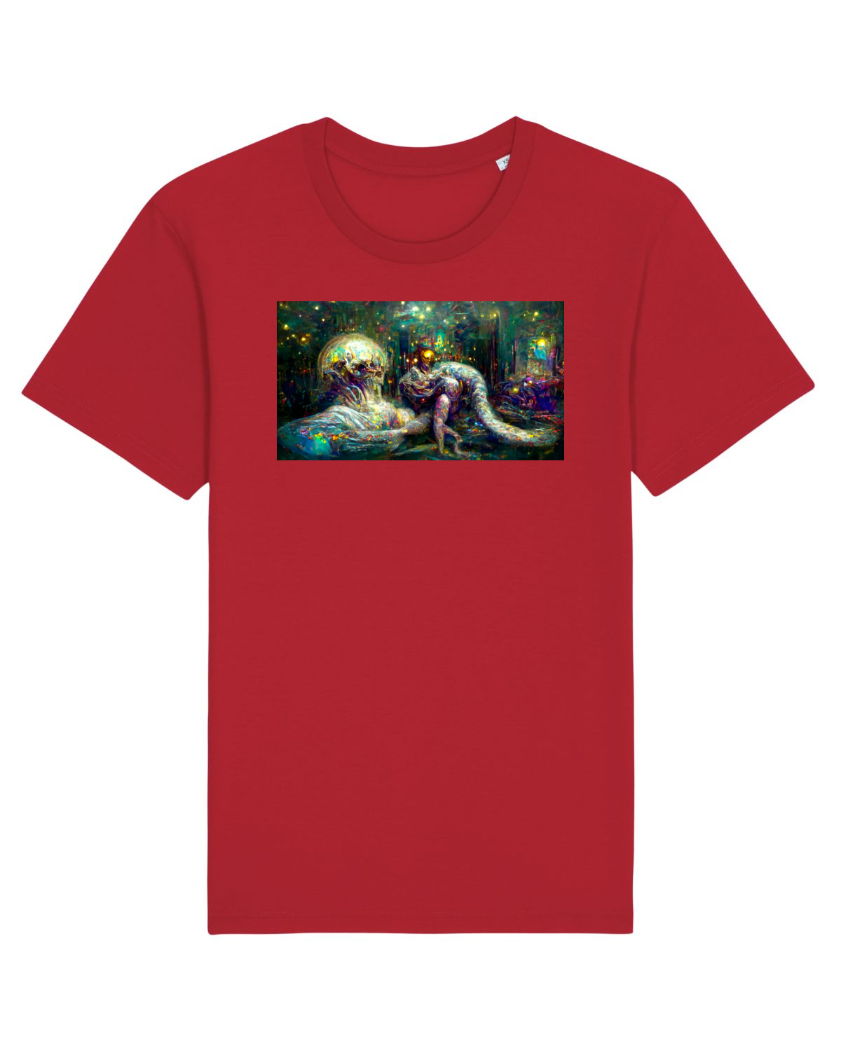 Tricou mânecă scurtă Unisex Rocker Red